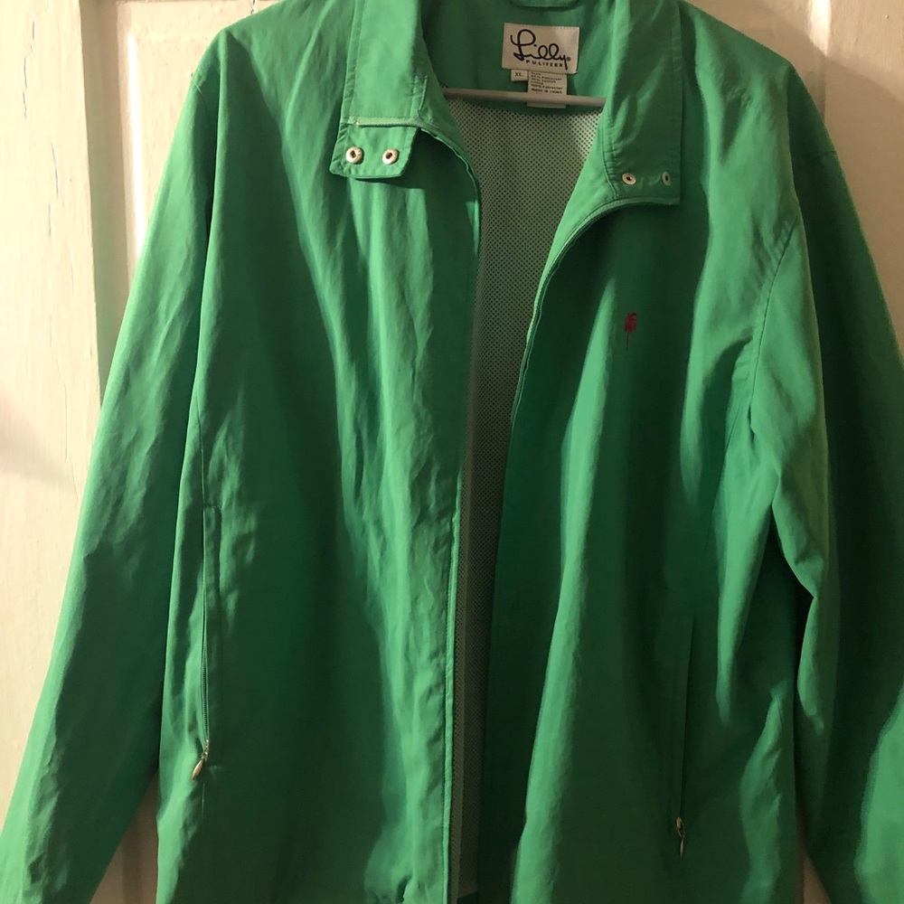 Lilly Pulitzer Palm Tree Lightweight Jacket